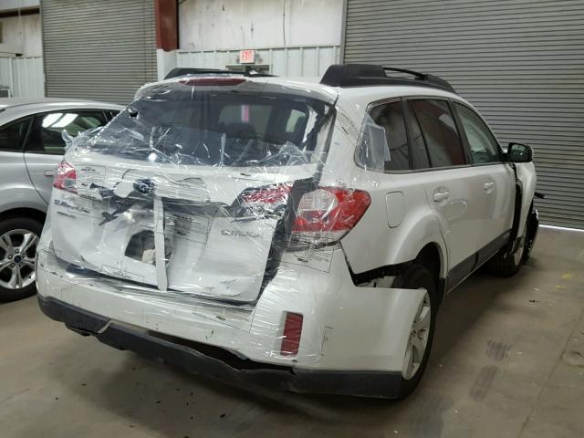 4S4BRCKC3C3216091 - 2012 SUBARU OUTBACK 2. WHITE photo 4