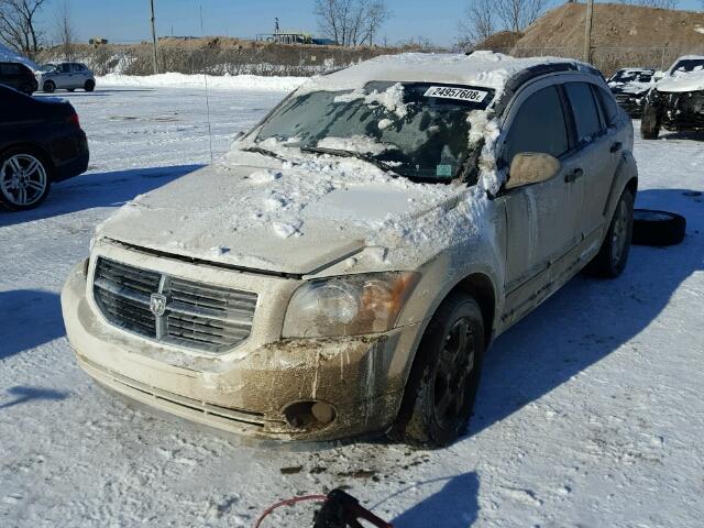 1B3HB48B48D552424 - 2008 DODGE CALIBER SX WHITE photo 2