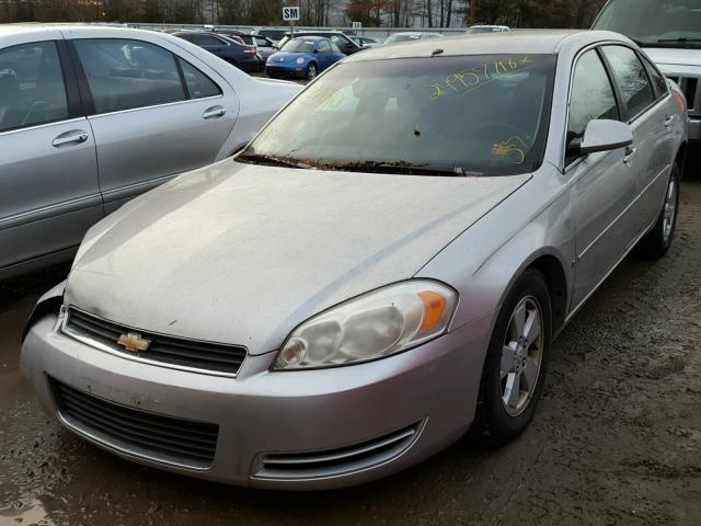 2G1WT58K069226504 - 2006 CHEVROLET IMPALA LT SILVER photo 2