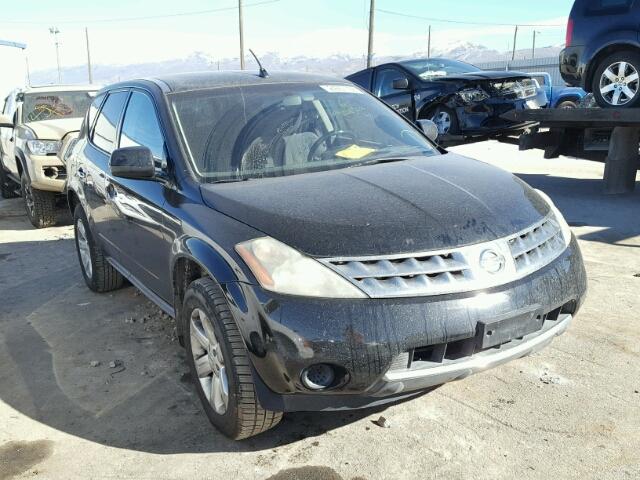 JN8AZ08T46W407743 - 2006 NISSAN MURANO SL BLACK photo 1