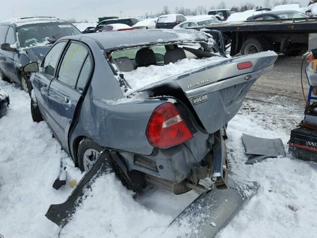 1G1ZS58F47F119726 - 2007 CHEVROLET MALIBU LS GRAY photo 3