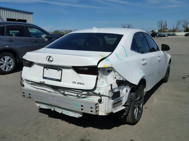 JTHBF1D29E5024993 - 2014 LEXUS IS 250 WHITE photo 4