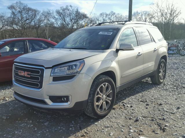 1GKKRRKD0EJ151638 - 2014 GMC ACADIA SLT ოქროსფერი ფოტო 2