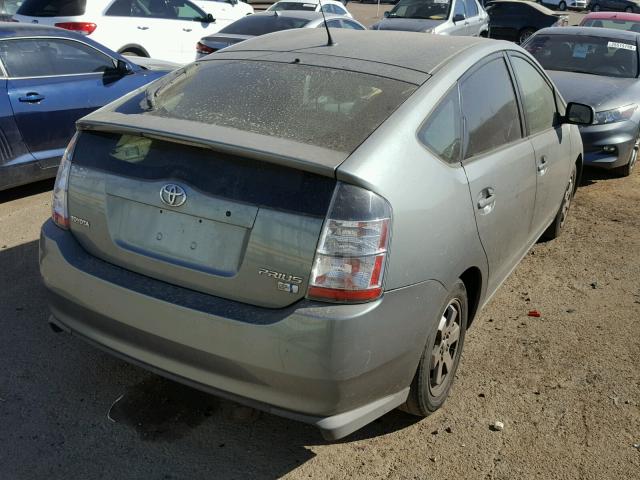 JTDKB20U540009090 - 2004 TOYOTA PRIUS BLUE photo 4