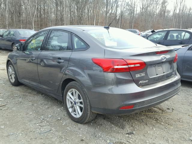 1FADP3F20HL251091 - 2017 FORD FOCUS SE GRAY photo 3