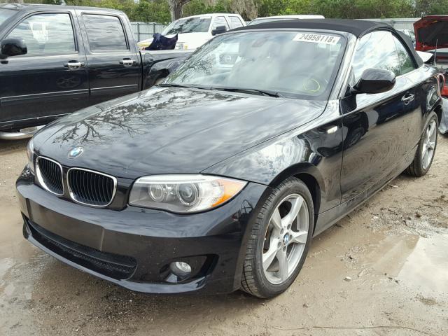 WBAUN1C5XCVR00229 - 2012 BMW 128 I BLACK photo 2