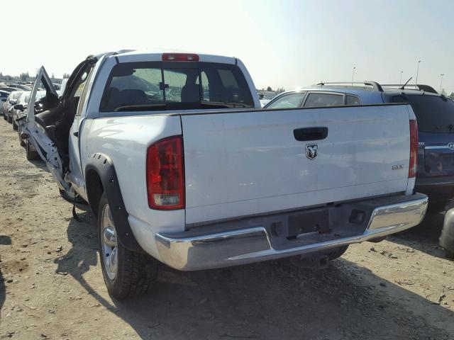 1D7HA18D25S284651 - 2005 DODGE RAM 1500 S WHITE photo 3