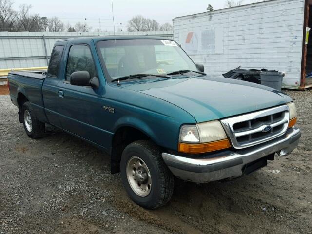 1FTYR14X5WPB64012 - 1998 FORD RANGER SUP GREEN photo 1