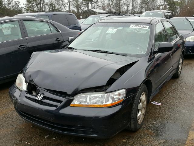 1HGCG56621A146074 - 2001 HONDA ACCORD EX BLACK photo 1