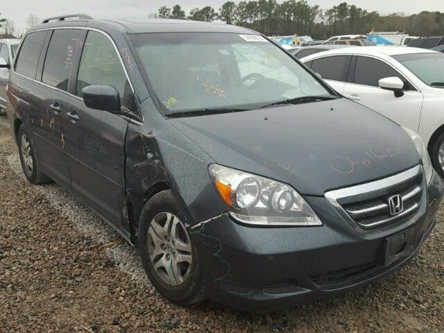 5FNRL38636B403960 - 2006 HONDA ODYSSEY EX GRAY photo 1