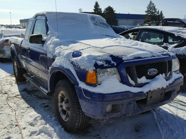 1FTYR14E24PA07727 - 2004 FORD RANGER SUP BLUE photo 1