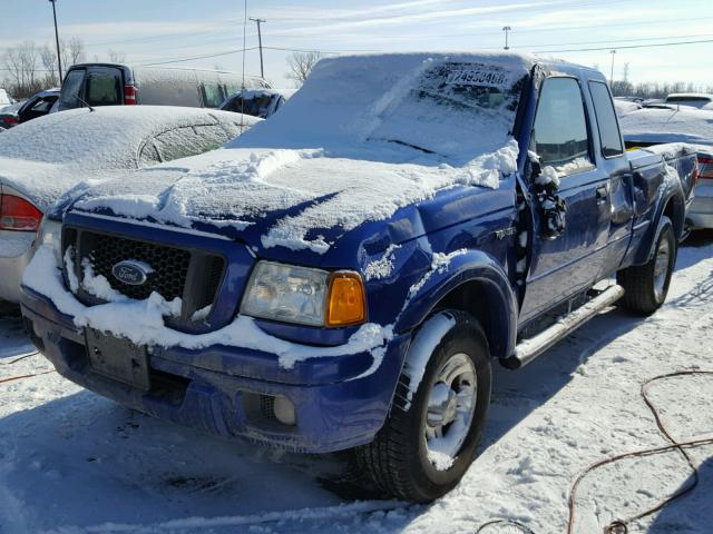 1FTYR14E24PA07727 - 2004 FORD RANGER SUP BLUE photo 2