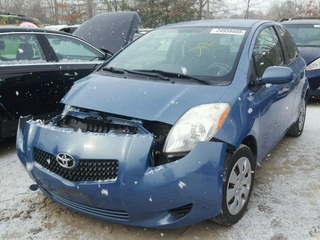 JTDJT923485208601 - 2008 TOYOTA YARIS BLUE photo 2