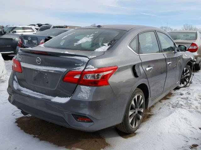 3N1AB7AP6GY332384 - 2016 NISSAN SENTRA S GRAY photo 4