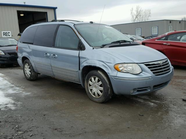 2C8GP54L75R417171 - 2005 CHRYSLER TOWN & COU BLUE photo 1