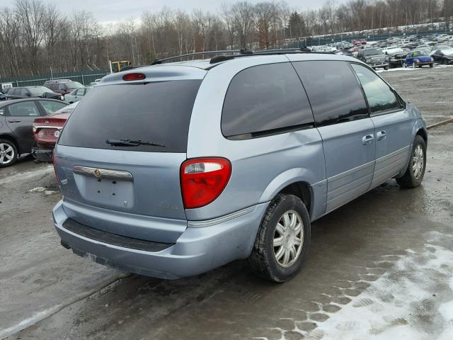 2C8GP54L75R417171 - 2005 CHRYSLER TOWN & COU BLUE photo 4