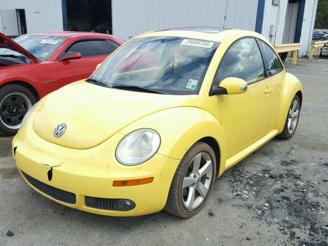 3VWSW31C46M420574 - 2006 VOLKSWAGEN NEW BEETLE 黄色 照片 2