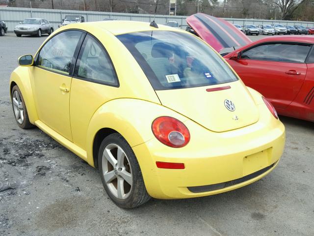 3VWSW31C46M420574 - 2006 VOLKSWAGEN NEW BEETLE 黄色 照片 3