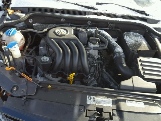 3VW1K7AJXEM383039 - 2014 VOLKSWAGEN JETTA BASE GRAY photo 7