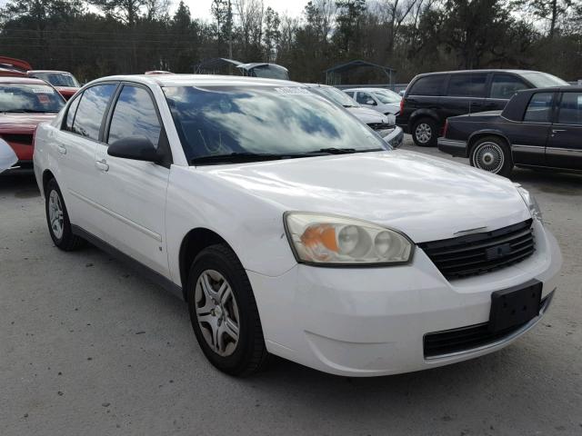 1G1ZS58F47F309879 - 2007 CHEVROLET MALIBU LS WHITE photo 1
