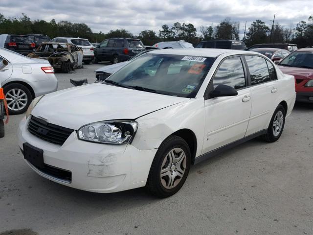 1G1ZS58F47F309879 - 2007 CHEVROLET MALIBU LS WHITE photo 2