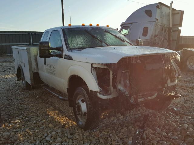 1FD8X3H68CEA13798 - 2012 FORD F350 SUPER WHITE photo 1