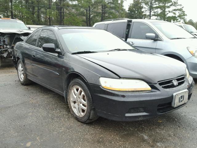 1HGCG22522A030516 - 2002 HONDA ACCORD EX BLACK photo 1