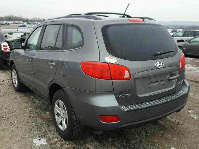 5NMSG73D69H272299 - 2009 HYUNDAI SANTA FE G GRAY photo 3