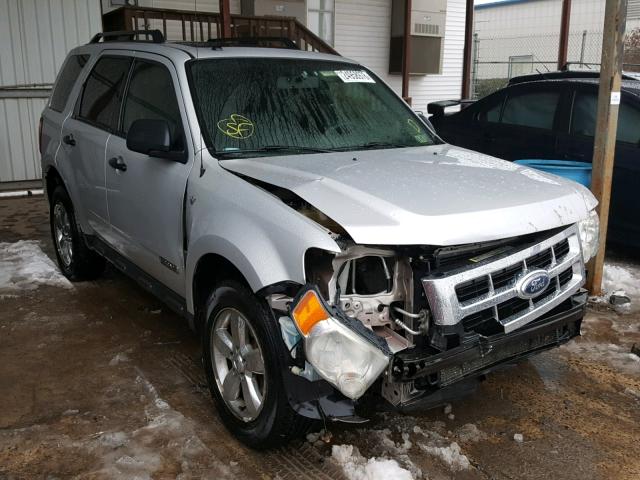 1FMCU93168KE78865 - 2008 FORD ESCAPE XLT SILVER photo 1