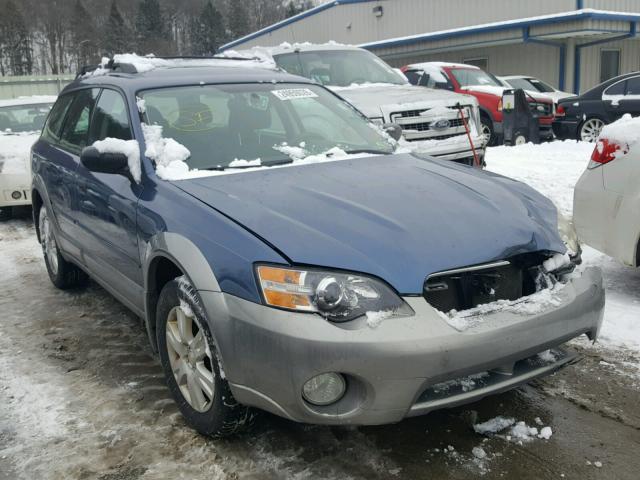 4S4BP61C657362800 - 2005 SUBARU LEGACY OUT BLUE photo 1