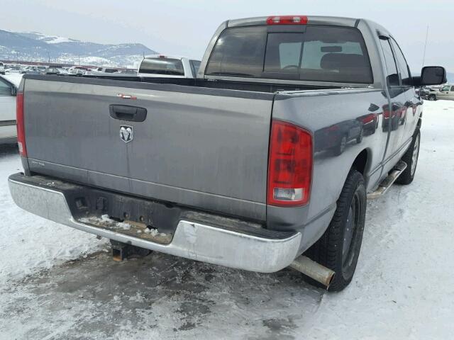 1D7HU18D25S286651 - 2005 DODGE RAM 1500 S GRAY photo 4