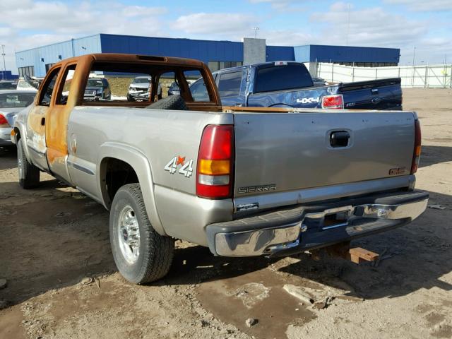 1GTGK29U1YE287129 - 2000 GMC NEW SIERRA SILVER photo 3