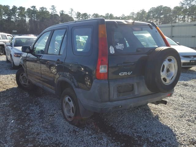 SHSRD68563U105963 - 2003 HONDA CR-V LX BLACK photo 3