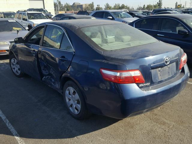 4T1BE46K17U030701 - 2007 TOYOTA CAMRY NEW BLUE photo 3