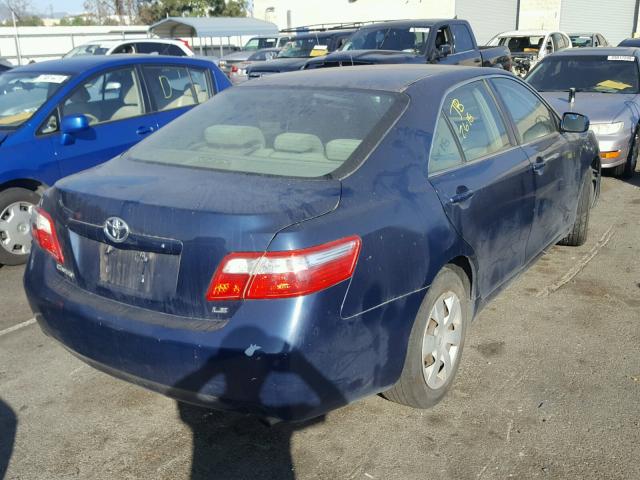 4T1BE46K17U030701 - 2007 TOYOTA CAMRY NEW BLUE photo 4