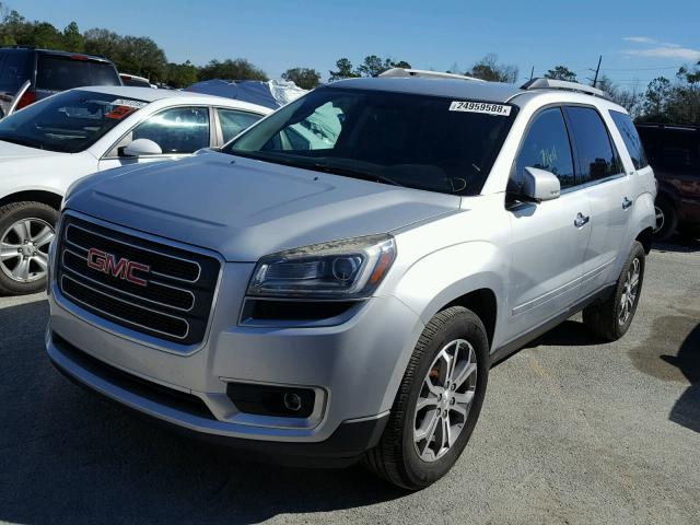 1GKKRRKD4DJ215758 - 2013 GMC ACADIA SLT ვერცხლისფერი ფოტო 2