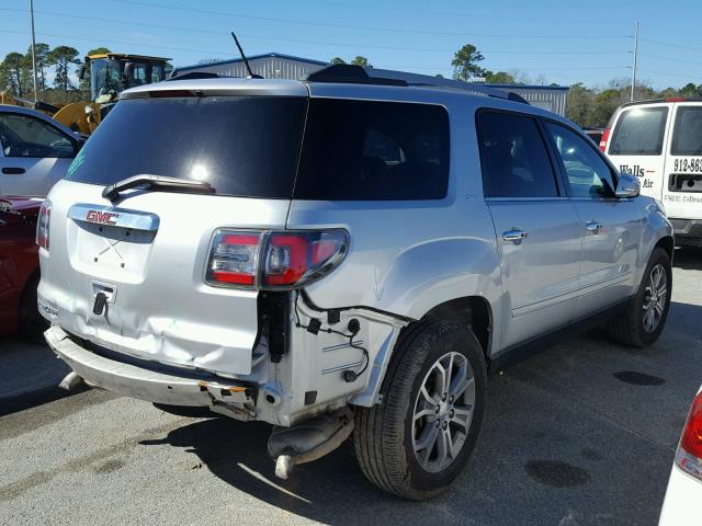 1GKKRRKD4DJ215758 - 2013 GMC ACADIA SLT ვერცხლისფერი ფოტო 4