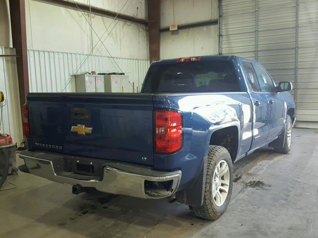 1GCVKREC5FZ332155 - 2015 CHEVROLET SILVERADO BLUE photo 4