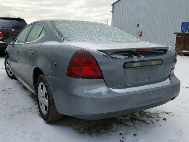 2G2WP552871106129 - 2007 PONTIAC GRAND PRIX GRAY photo 3