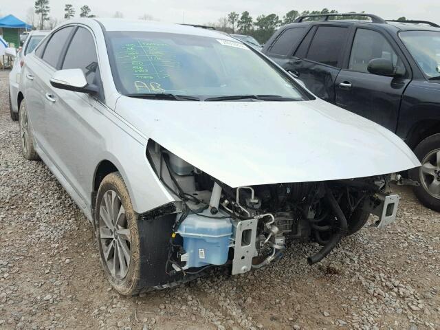 5NPE34AF5FH117026 - 2015 HYUNDAI SONATA SPO SILVER photo 1