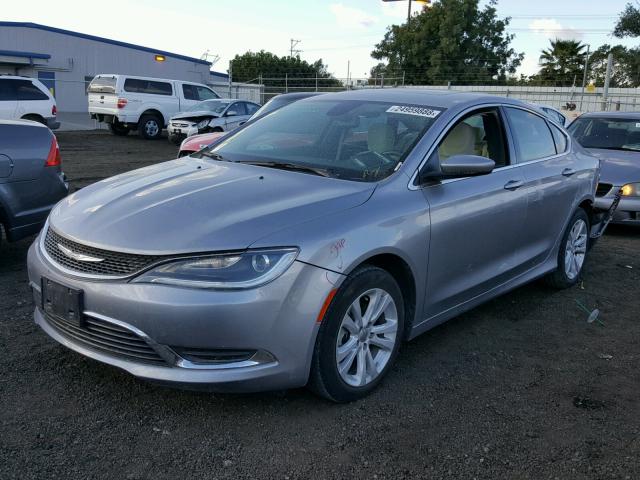 1C3CCCAB4GN172135 - 2016 CHRYSLER 200 LIMITE SILVER photo 2