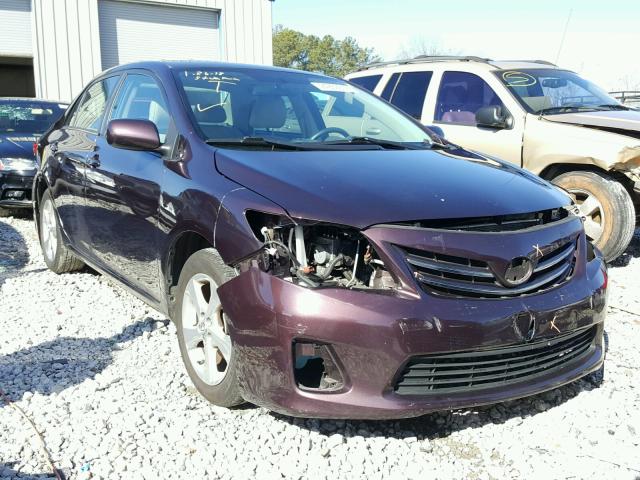 2T1BU4EE5DC081727 - 2013 TOYOTA COROLLA BA PURPLE photo 1