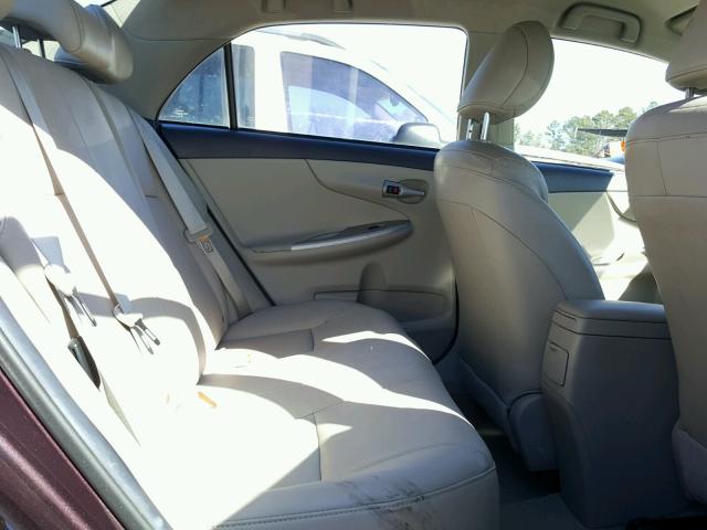 2T1BU4EE5DC081727 - 2013 TOYOTA COROLLA BA PURPLE photo 6