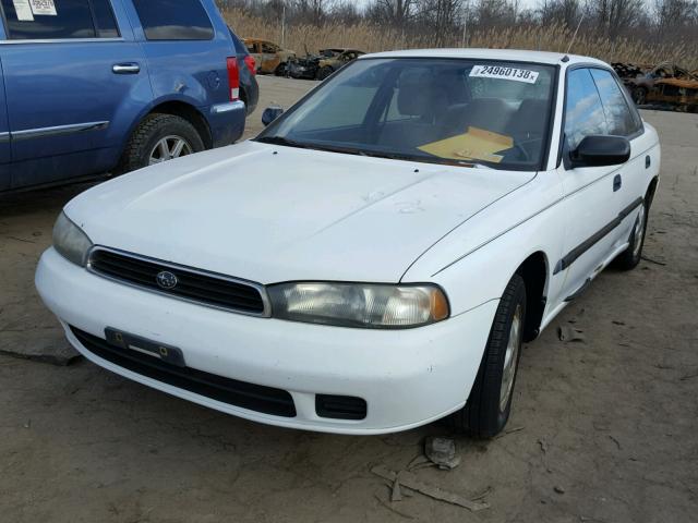 4S3BD6350S7224712 - 1995 SUBARU LEGACY L A WHITE photo 2