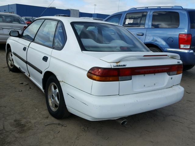 4S3BD6350S7224712 - 1995 SUBARU LEGACY L A WHITE photo 3