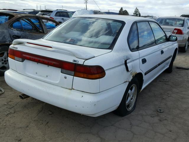 4S3BD6350S7224712 - 1995 SUBARU LEGACY L A WHITE photo 4