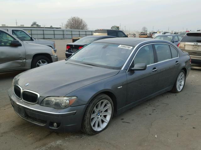 WBAHN83526DT39576 - 2006 BMW 750 LI GRAY photo 2