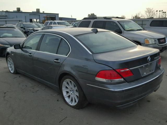 WBAHN83526DT39576 - 2006 BMW 750 LI GRAY photo 3