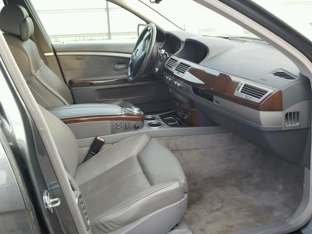 WBAHN83526DT39576 - 2006 BMW 750 LI GRAY photo 5