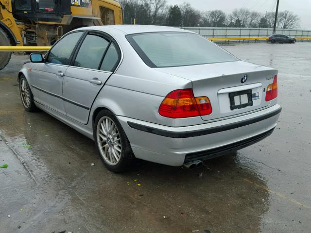 WBAEV53402KM21742 - 2002 BMW 330 I SILVER photo 3